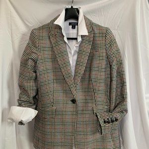 Talbots Classic Plaid Blazer size 10